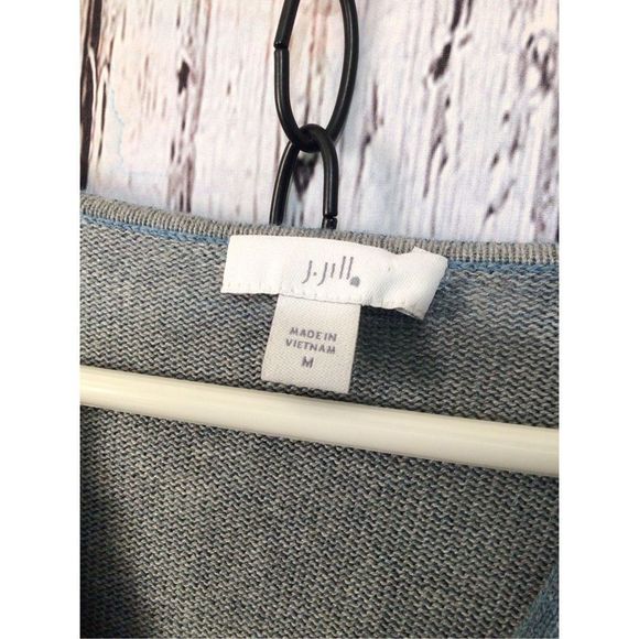 J. Jill Size M Blue Sweater ❄️☃️ - Picture 2 of 11